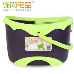 双驱动手压旋转拖把桶 清洁神器，帅到没朋友